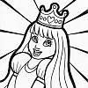 Princess Coloring Page