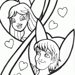 young love coloring page
