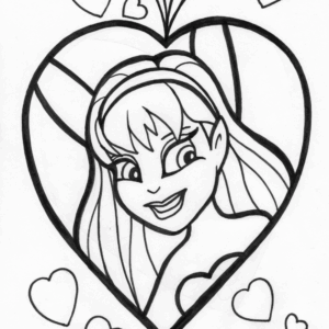 Love 8 coloring page