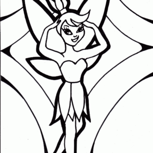 Tinkerbell 12 coloring page