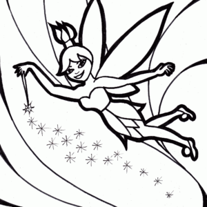 Tinkerbell 15 coloring page