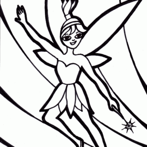 Tinkerbell 3 coloring page