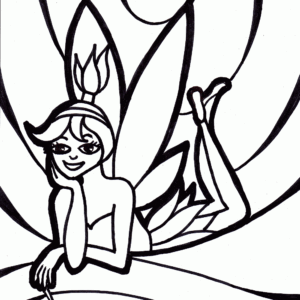 Tinkerbell 6 coloring page