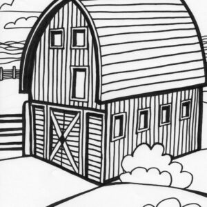 Barn 1 Coloring Page