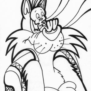 cartoon 12 coloring page