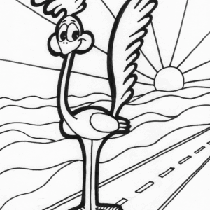 cartoon 13 coloring page