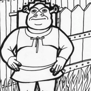 cartoon 9 coloring page