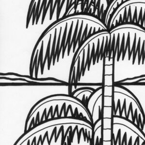 island mountain coloring page