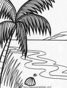 Island Coloring Pages - The Coloring Barn