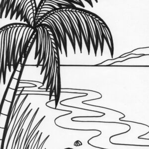 island tide coloring page