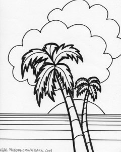 Island Coloring Pages - The Coloring Barn