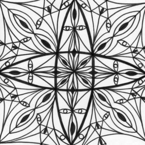 kaleidoscope 1 coloring page
