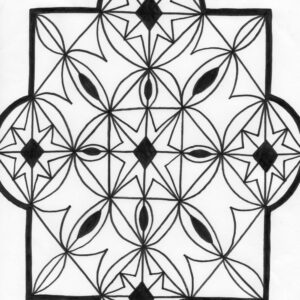 kaleidoscope 12 coloring page