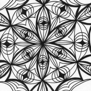 kaleidoscope 13 coloring page