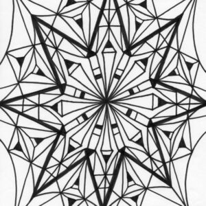 kaleidoscope 14 coloring page