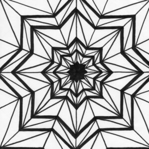 kaleidoscope 17 coloring page
