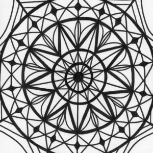 kaleidoscope 3 coloring page