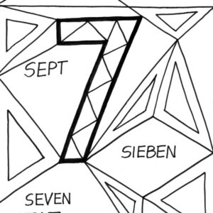 number 7 coloring page