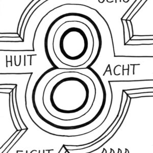 number 8 coloring page