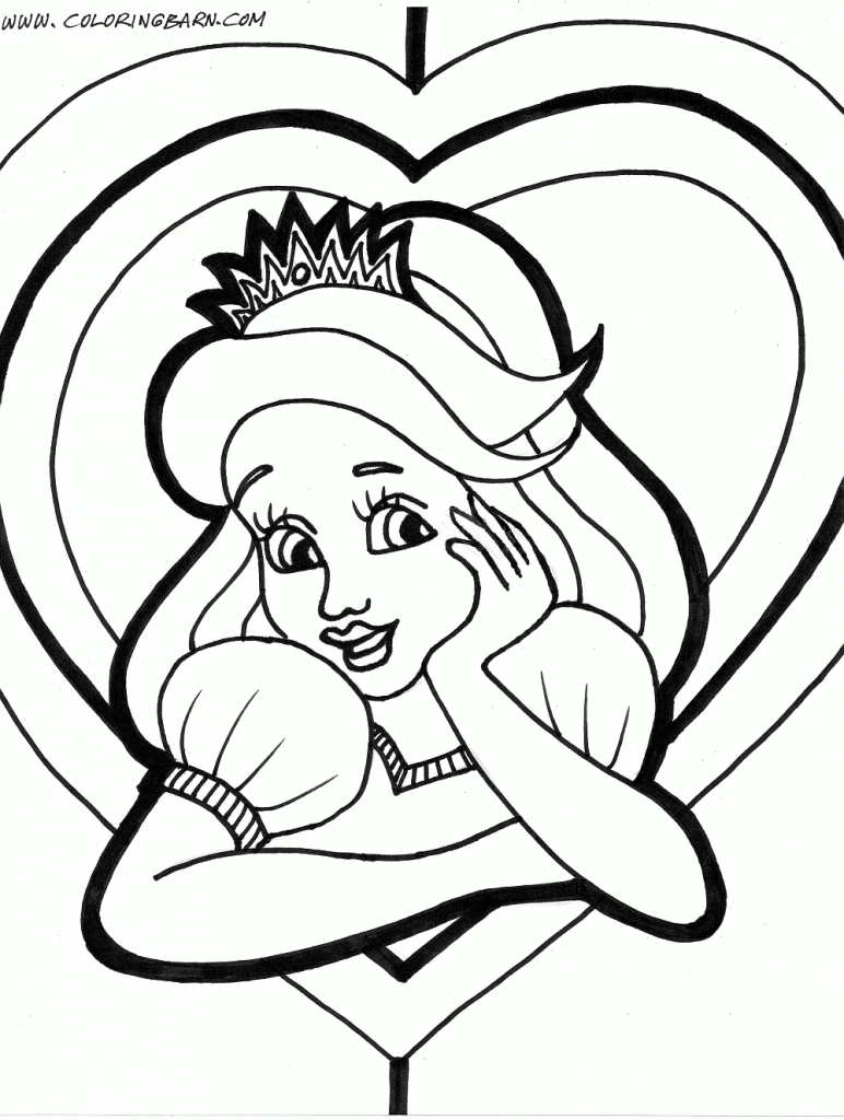 Princess 14 Coloring Page – The Coloring Barn
