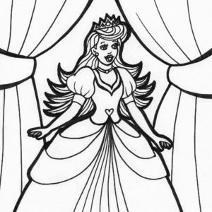 princess 15 coloring page