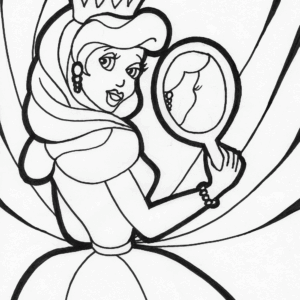 princess 17 coloring page