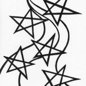 five star coloring page