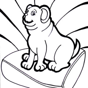 Dog Coloring 14 Coloring Page