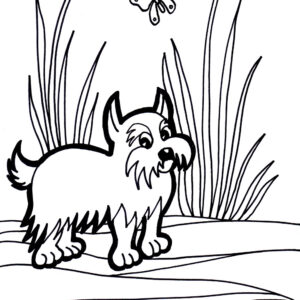 Dog Coloring 19 Coloring Page