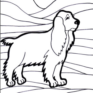 Dog Coloring 2 Coloring Page