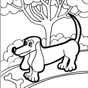 Dog Coloring 3 Coloring Page