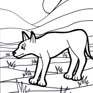 Dog Coloring 4 Coloring Page