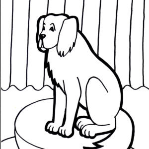 Dog Coloring 6 Coloring Page