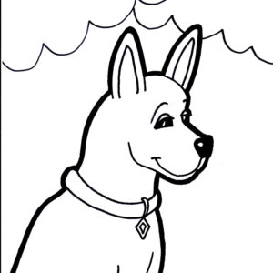 Dog Coloring 8 Coloring Page