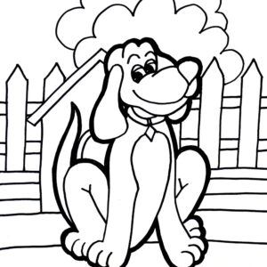 Dog Coloring 9 Coloring Page