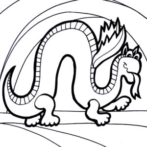 Dragon Coloring Page3 Coloring Page