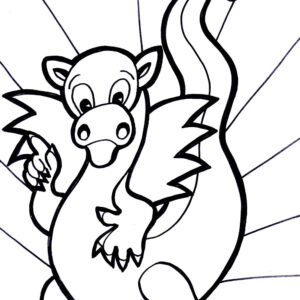 Dragon Coloring Page4 Coloring Page