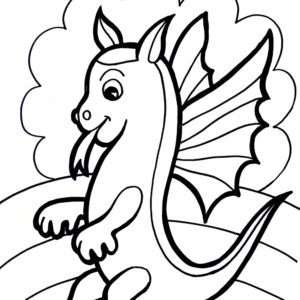 Dragon Coloring Page8 Coloring Page
