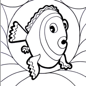 Fish Coloring3 Coloring Page