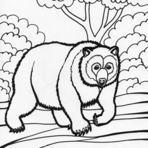 Bear Coloring Pages