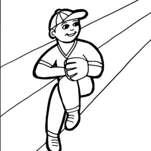 Baseball Mound Coloring Page