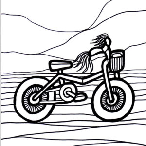 Bicycles 10 Coloring Page