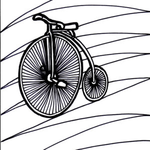 Bicycles 9 Coloring Page