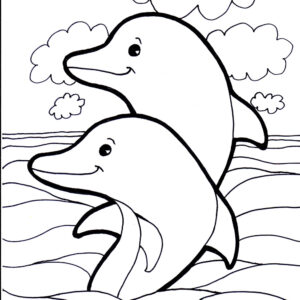 Dolphin Coloring Pages10 Coloring Page