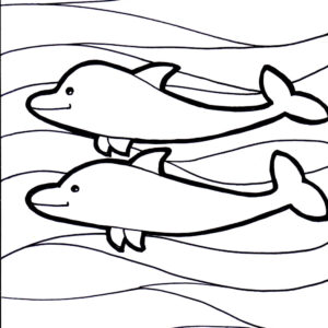 Dolphin Coloring Pages5 Coloring Page