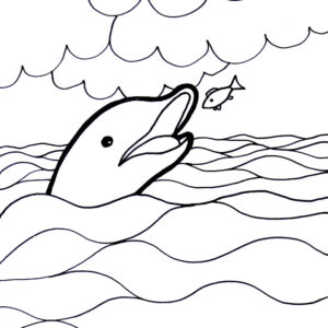 Dolphin Coloring Pages7 Coloring Page