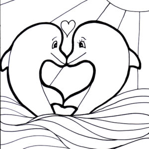 Dolphin Coloring Pages8 Coloring Page