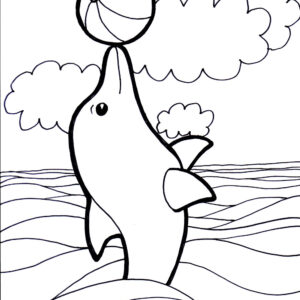 Dolphin Coloring Pages9 Coloring Page