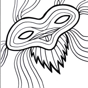 Mardi Gras 7 Coloring Page