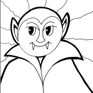 Vampires Coloring Page